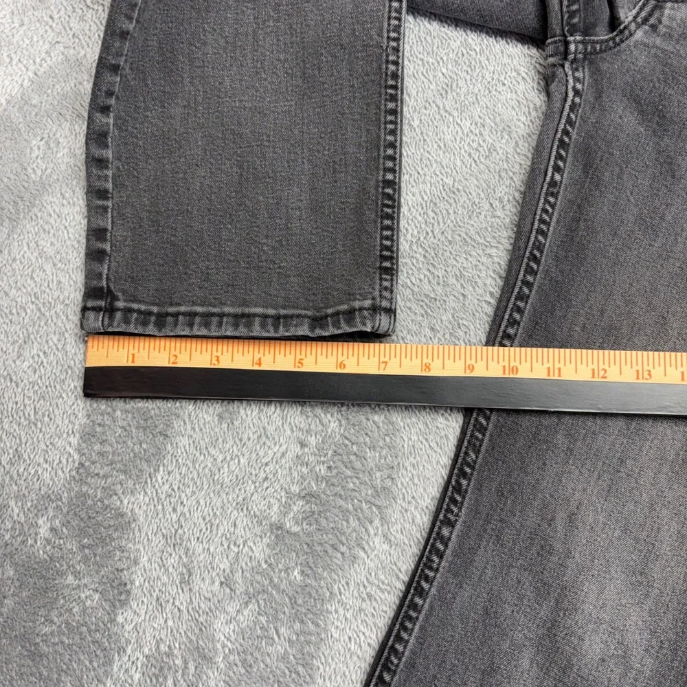Levi's 514 Straight Fit Jeans Mens 32x30 Black Good Stretch Denim Zip Fly